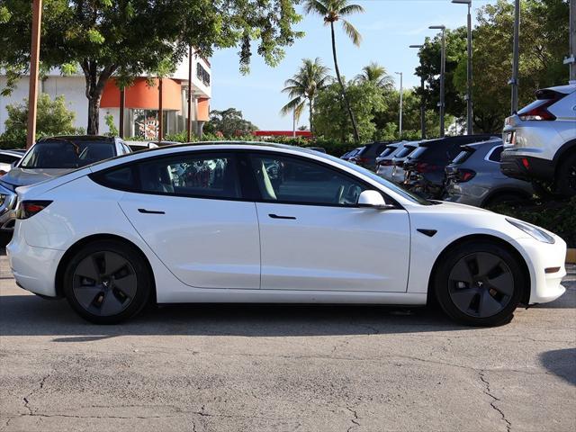 used 2021 Tesla Model 3 car, priced at $20,690