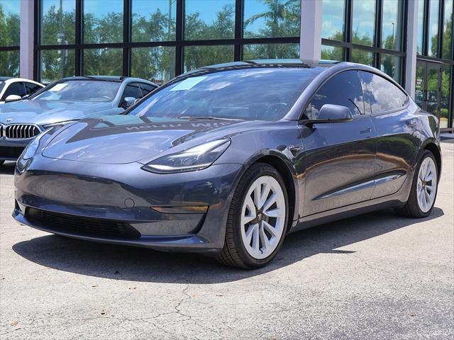 used 2022 Tesla Model 3 car, priced at $22,490