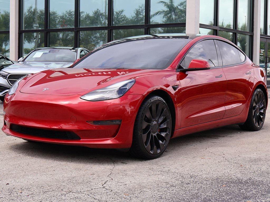 used 2022 Tesla Model 3 car, priced at $25,290