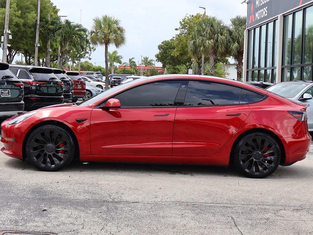 used 2022 Tesla Model 3 car, priced at $25,290
