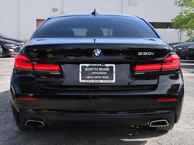 used 2021 BMW 530 car, priced at $26,995