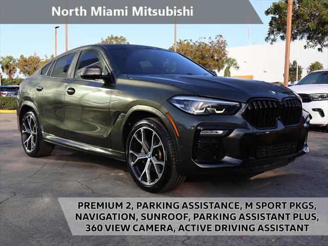 used 2021 BMW X6 car, priced at $48,690