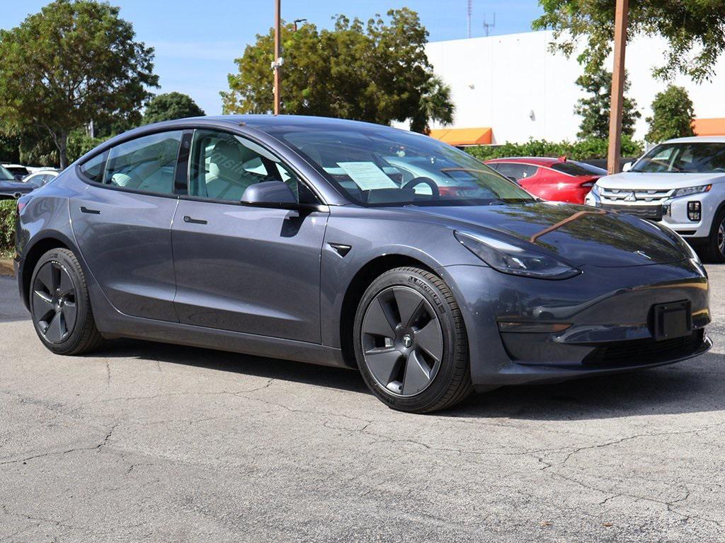 used 2021 Tesla Model 3 car, priced at $21,170