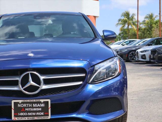used 2017 Mercedes-Benz C-Class car, priced at $13,990