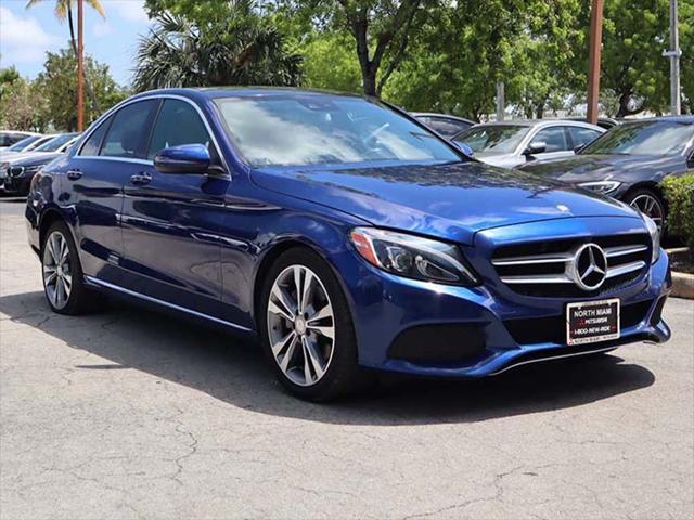 used 2017 Mercedes-Benz C-Class car, priced at $13,990