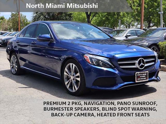 used 2017 Mercedes-Benz C-Class car, priced at $14,690