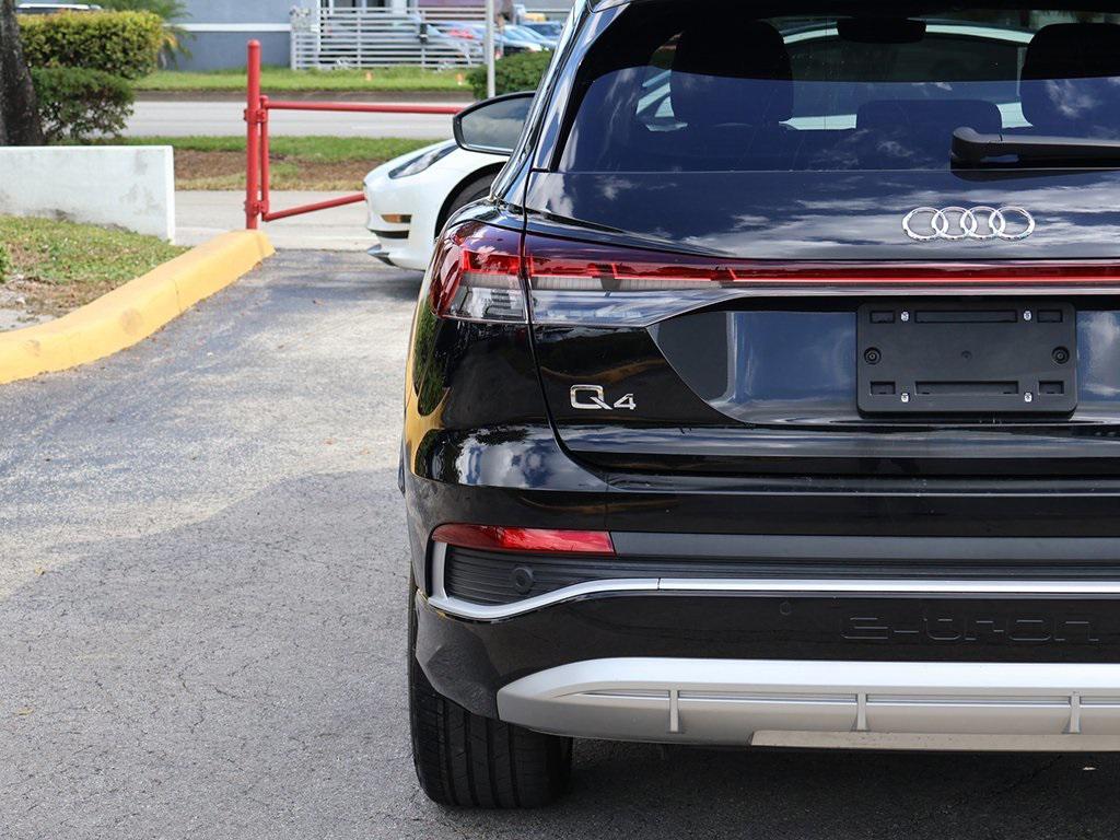 used 2023 Audi Q4 e-tron car, priced at $25,495