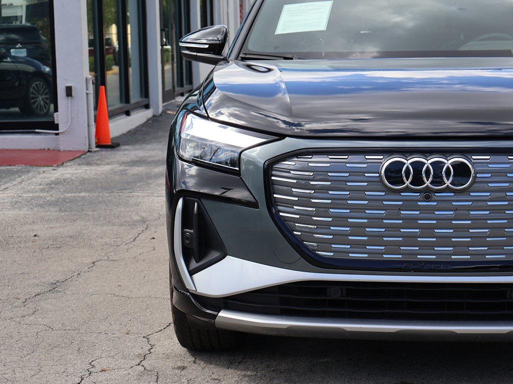 used 2023 Audi Q4 e-tron car, priced at $25,495