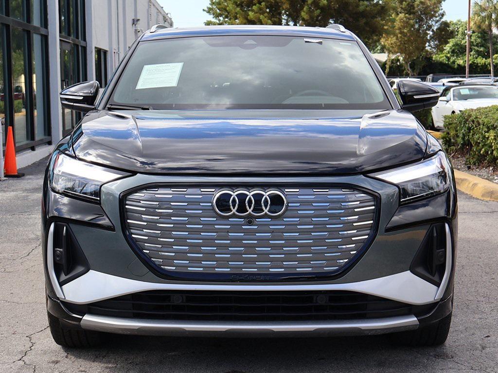 used 2023 Audi Q4 e-tron car, priced at $25,495
