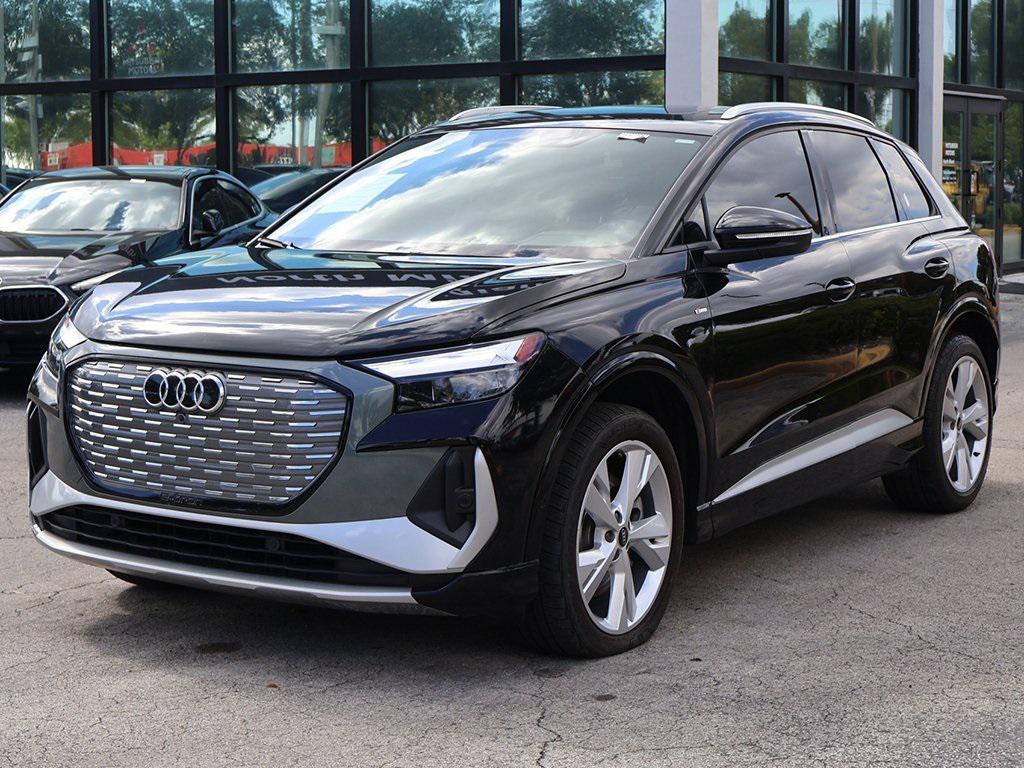 used 2023 Audi Q4 e-tron car, priced at $25,495