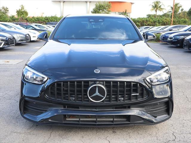 used 2023 Mercedes-Benz AMG C 43 car, priced at $57,990