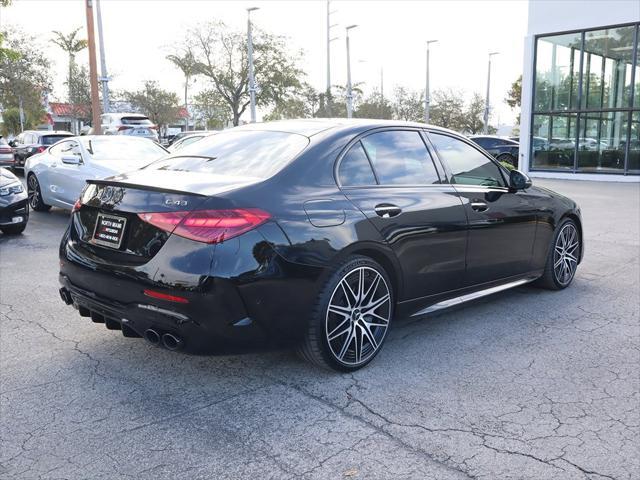 used 2023 Mercedes-Benz AMG C 43 car, priced at $57,990