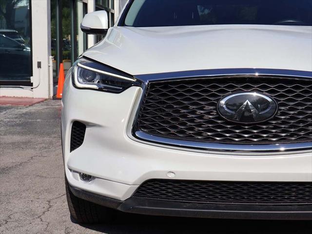 used 2022 INFINITI QX50 car, priced at $27,490