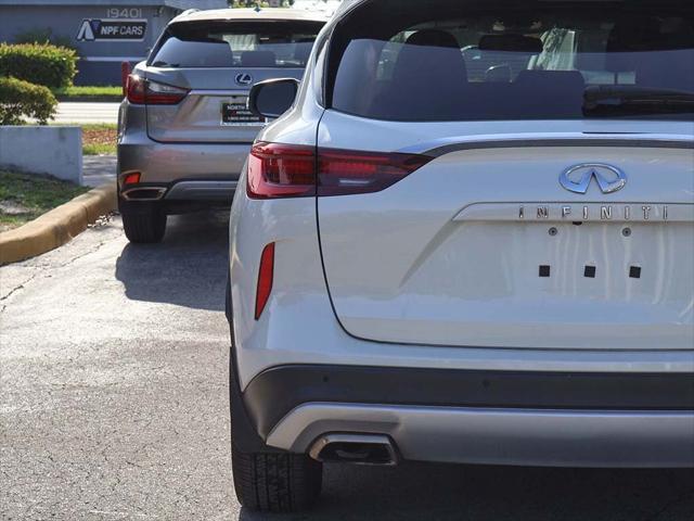 used 2022 INFINITI QX50 car, priced at $27,490