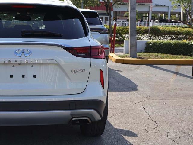 used 2022 INFINITI QX50 car, priced at $27,490