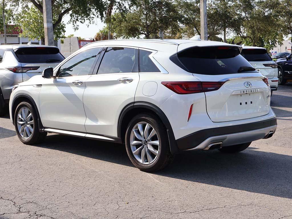 used 2022 INFINITI QX50 car, priced at $24,390