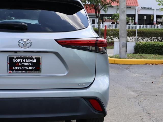 used 2021 Toyota Highlander car, priced at $29,495