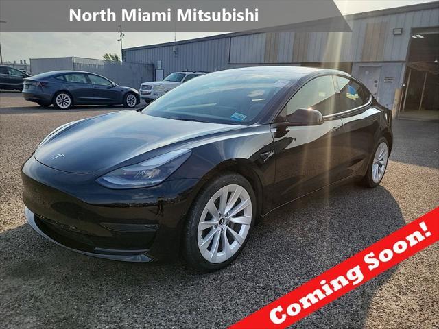 used 2022 Tesla Model 3 car, priced at $23,490