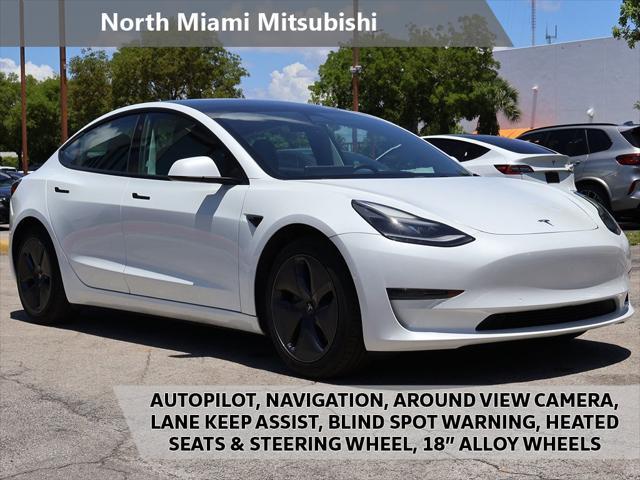 used 2021 Tesla Model 3 car, priced at $22,490