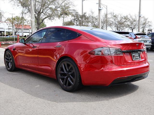 used 2022 Tesla Model S car, priced at $45,490