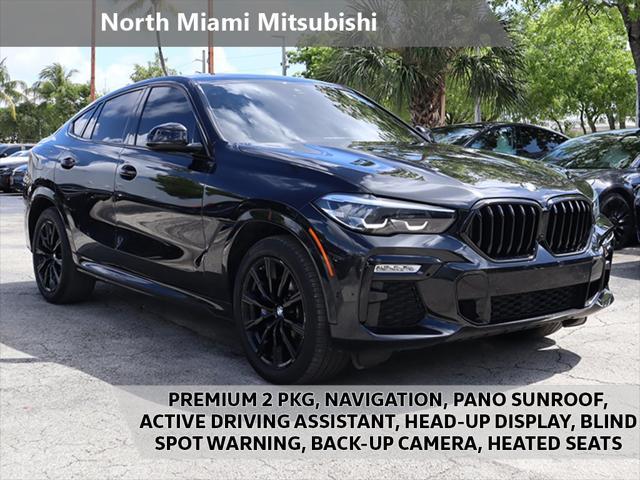 used 2021 BMW X6 car, priced at $49,490