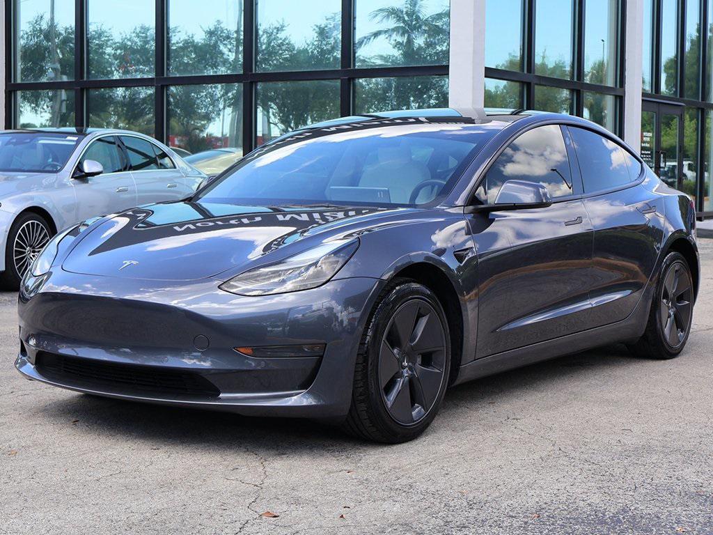 used 2022 Tesla Model 3 car, priced at $21,390