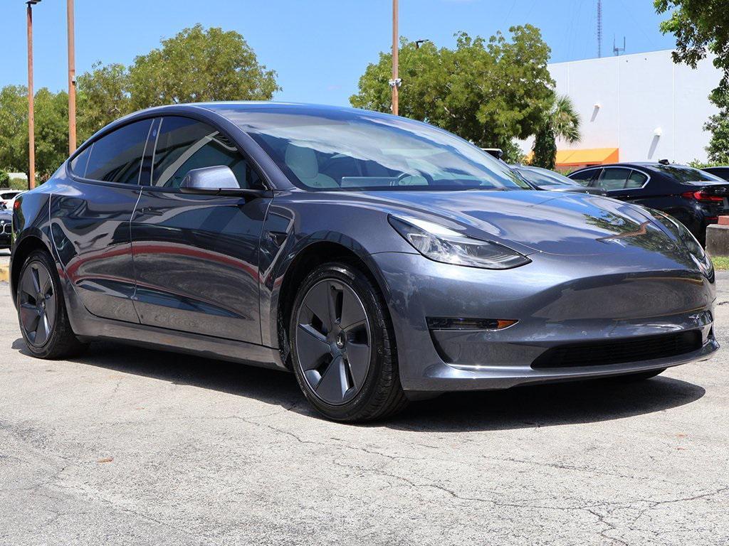used 2022 Tesla Model 3 car, priced at $21,390