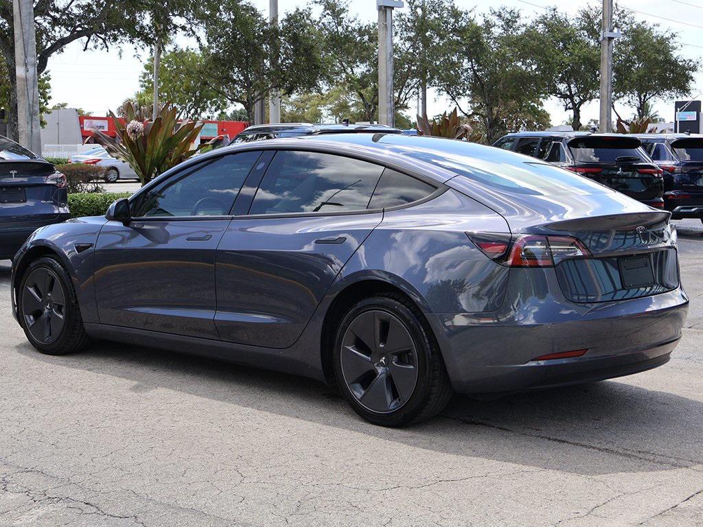 used 2022 Tesla Model 3 car, priced at $21,390