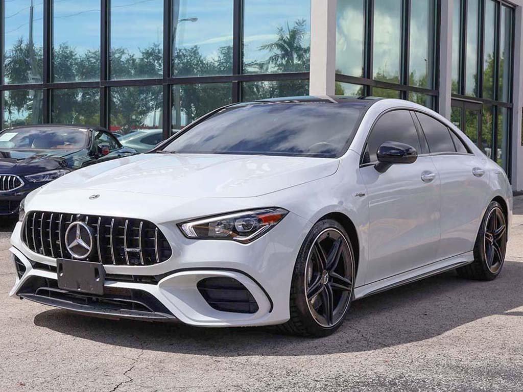 used 2022 Mercedes-Benz AMG CLA 45 car, priced at $41,390
