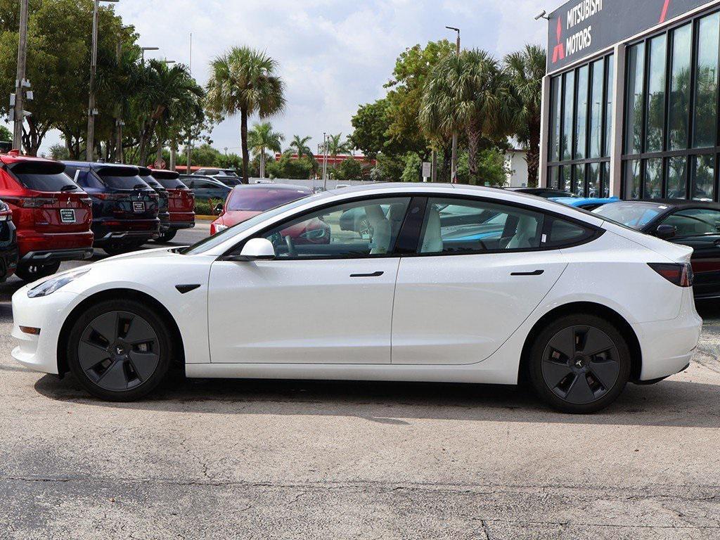 used 2022 Tesla Model 3 car, priced at $24,899