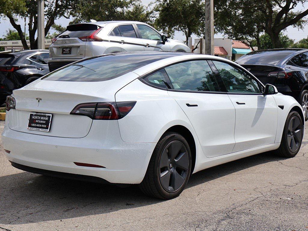 used 2022 Tesla Model 3 car, priced at $24,899