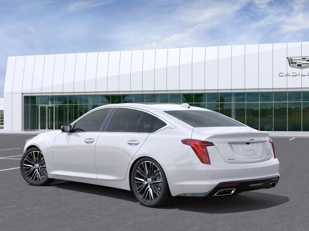new 2025 Cadillac CT5 car, priced at $55,928