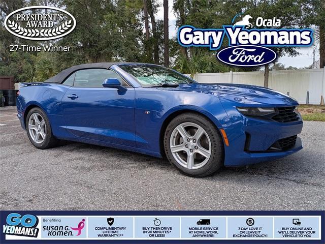 used 2021 Chevrolet Camaro car, priced at $21,351