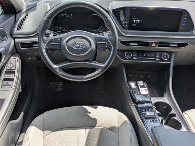 used 2021 Hyundai Sonata car, priced at $19,763
