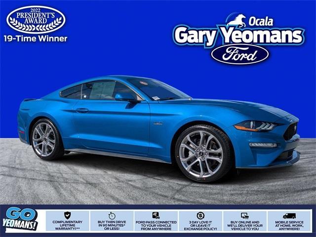 used 2021 Ford Mustang car, priced at $36,589