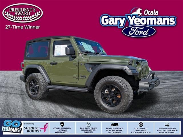 used 2024 Jeep Wrangler car, priced at $31,855