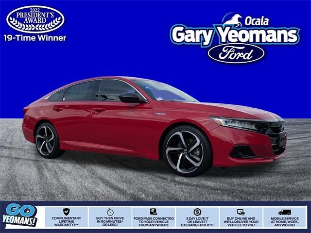 used 2022 Honda Accord Hybrid car, priced at $24,232