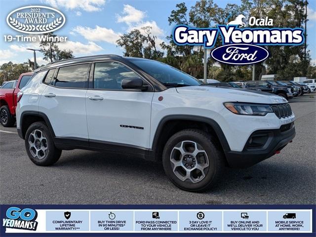 used 2022 Jeep Compass car, priced at $22,657