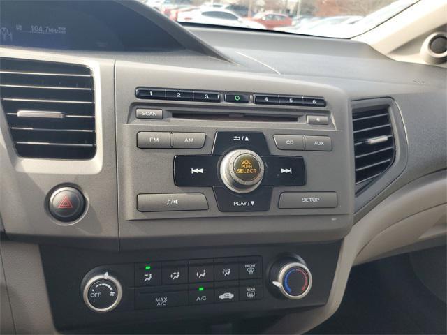 used 2012 Honda Civic car, priced at $8,488