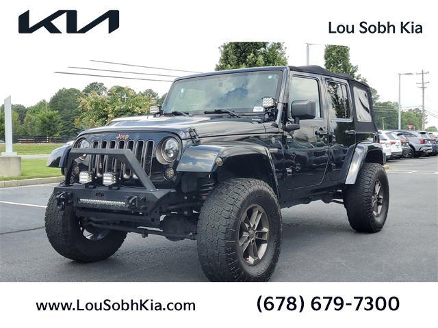 used 2016 Jeep Wrangler Unlimited car, priced at $20,488