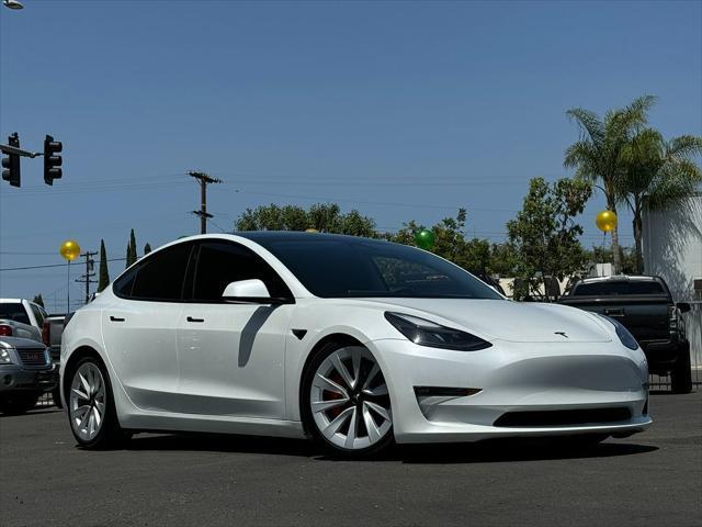 used 2021 Tesla Model 3 car, priced at $27,990