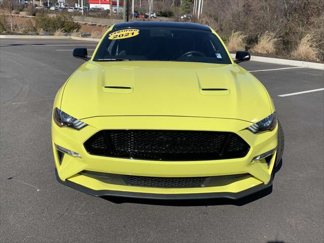 used 2021 Ford Mustang car, priced at $34,999