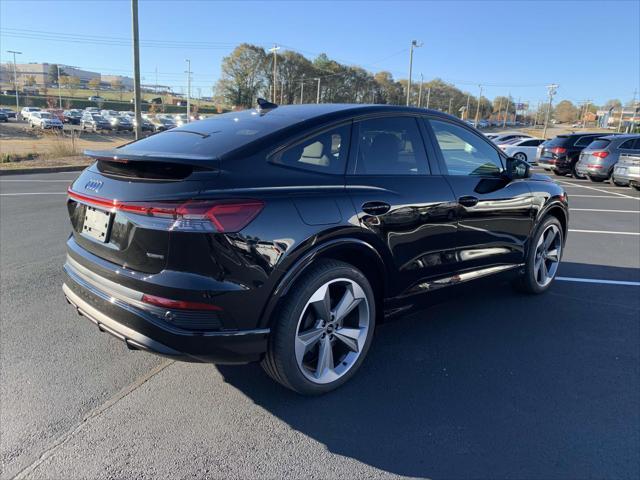 new 2025 Audi Q4 e-tron Sportback car, priced at $67,130