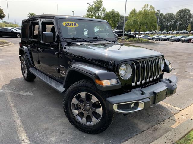 used 2018 Jeep Wrangler Unlimited car, priced at $23,999