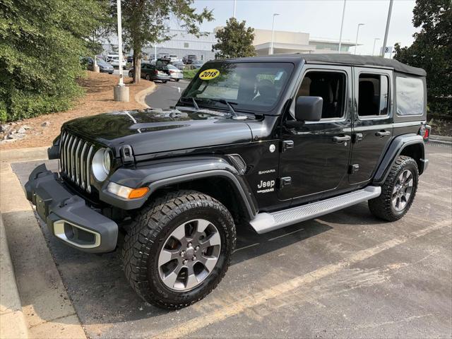 used 2018 Jeep Wrangler Unlimited car, priced at $23,999