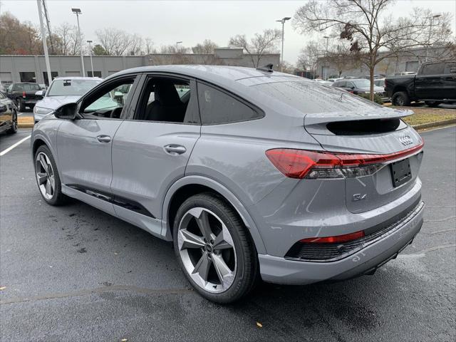 new 2025 Audi Q4 e-tron Sportback car, priced at $66,535