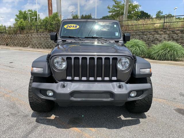 used 2018 Jeep Wrangler Unlimited car, priced at $25,999
