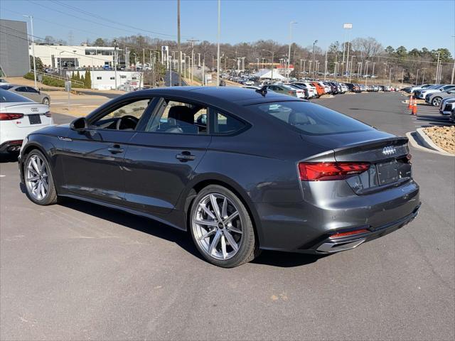 new 2025 Audi A5 Sportback car, priced at $52,130