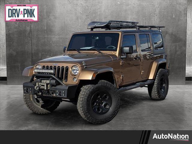 used 2015 Jeep Wrangler Unlimited car, priced at $25,491