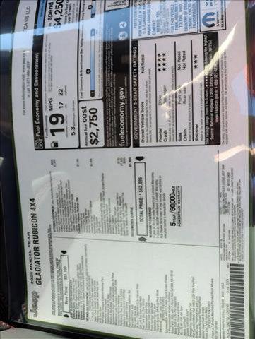 new 2025 Jeep Gladiator car, priced at $59,999